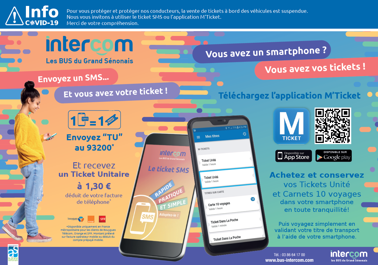 M'Ticket et Ticket SMS